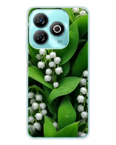 Чохол для ZTE Blade A75 з картинкою «Конвалії в зелені»