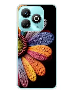Чохол для ZTE Blade A75 з картинкою «Райдужна квітка» Чохол для ZTE Blade A75 з картинкою «Райдужна квітка»