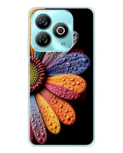 Чохол для ZTE Blade A75 з картинкою «Райдужна квітка»