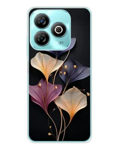 Чохол для ZTE Blade A75 з картинкою «Лілові квіти грації»