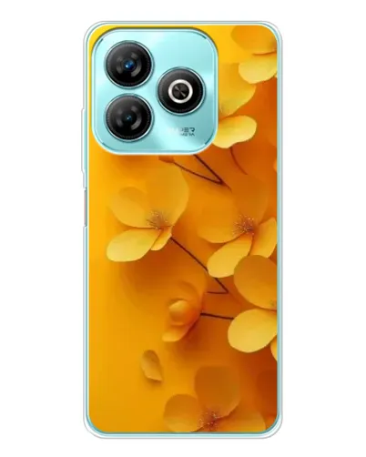 Чохол для ZTE Blade A75 з картинкою «Золоті пелюстки»