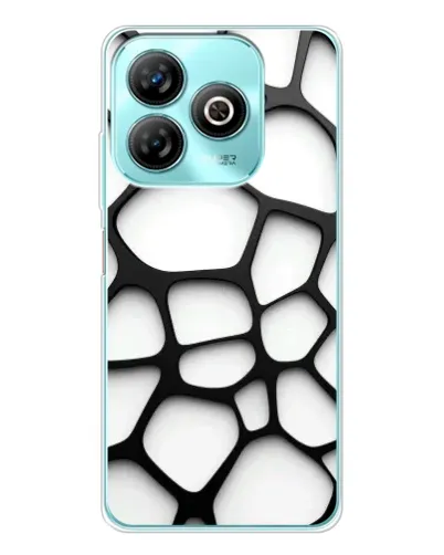 Чохол для ZTE Blade A75 з картинкою «Біла об'ємна сітка» Чохол для ZTE Blade A75 з картинкою «Біла об'ємна сітка»