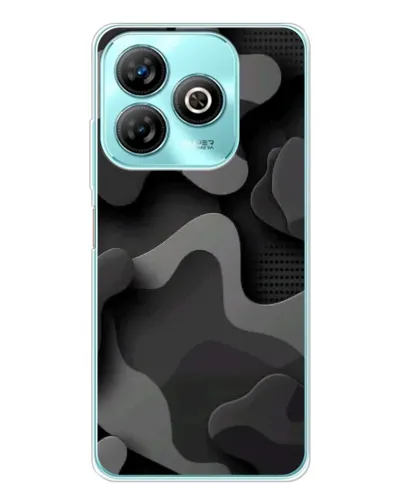 Чохол для ZTE Blade A75 з картинкою «Темний абстрактний камуфляж» Чохол для ZTE Blade A75 з картинкою «Темний абстрактний камуфляж»