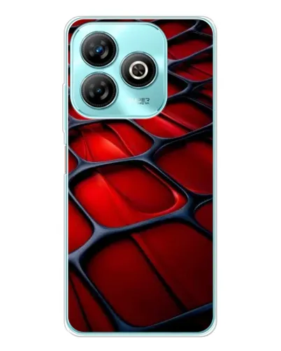 Чохол для ZTE Blade A75 з картинкою «Червона глянцева сітка» Чохол для ZTE Blade A75 з картинкою «Червона глянцева сітка»
