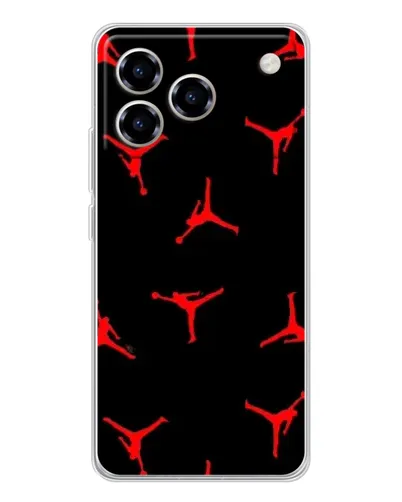 Чехол для ZTE Blade A76 с картинкой «Jordan Red Pattern» Чехол для ZTE Blade A76 с картинкой «Jordan Red Pattern»