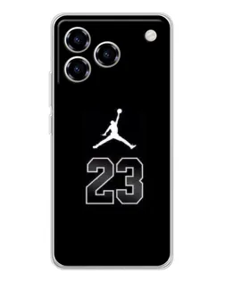 Чехол для ZTE Blade A76 с картинкой «Jordan Flight 23»