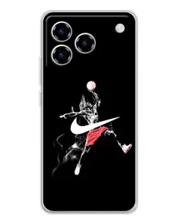 Чехол для ZTE Blade A76 с картинкой «Jordan Jumpman»