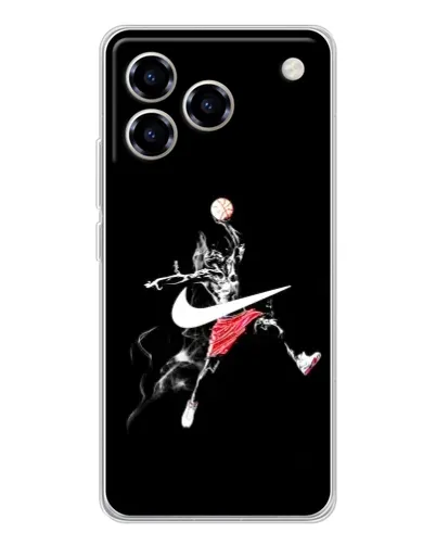 Чехол для ZTE Blade A76 с картинкой «Jordan Jumpman» Чехол для ZTE Blade A76 с картинкой «Jordan Jumpman»