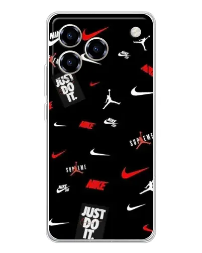 Чехол для ZTE Blade A76 с картинкой «Nike Mix Pattern» Чехол для ZTE Blade A76 с картинкой «Nike Mix Pattern»