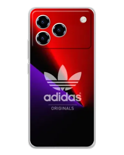 Чехол для ZTE Blade A76 с картинкой «Adidas Red Neon»