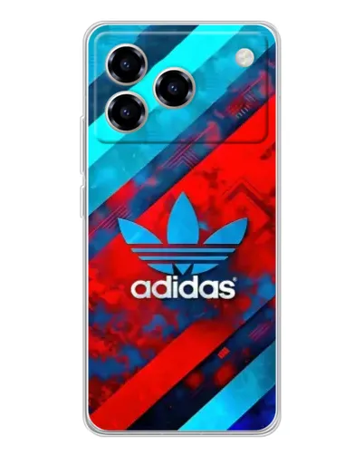 Чехол для ZTE Blade A76 с картинкой «Абстракция Adidas»
