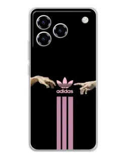 Чехол для ZTE Blade A76 с картинкой «Adidas Hands»