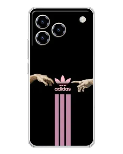 Чехол для ZTE Blade A76 с картинкой «Adidas Hands»
