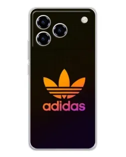 Чехол для ZTE Blade A76 с картинкой «Градиент Adidas»