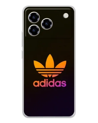 Чехол для ZTE Blade A76 с картинкой «Градиент Adidas»