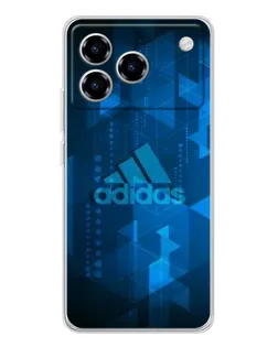 Чехол для ZTE Blade A76 с картинкой «Adidas Sport Art»