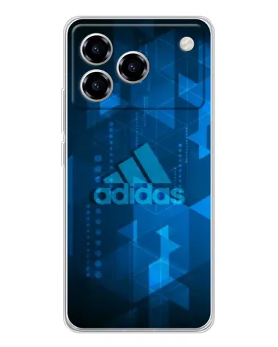 Чехол для ZTE Blade A76 с картинкой «Adidas Sport Art»