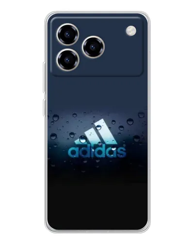 Чехол для ZTE Blade A76 с картинкой «Adidas Water Drops»