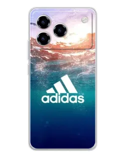 Чехол для ZTE Blade A76 с картинкой «Океанская глубина адидас»