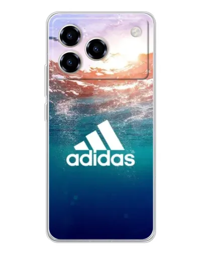 Чехол для ZTE Blade A76 с картинкой «Океанская глубина адидас»