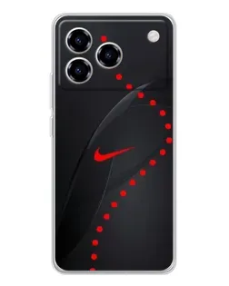 Чехол для ZTE Blade A76 с картинкой «Абстрактный дизайн Nike»