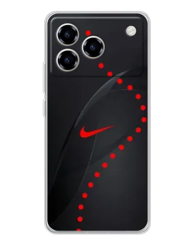 Чехол для ZTE Blade A76 с картинкой «Абстрактный дизайн Nike»