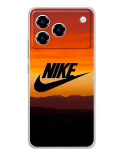 Чехол для ZTE Blade A76 с картинкой «Nike — вечерний горизонт»