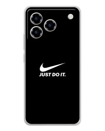 Чехол для ZTE Blade A76 с картинкой «Минимализм от Nike»