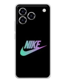 Чехол для ZTE Blade A76 с картинкой «Nike — городская ночь»