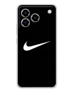Чехол для ZTE Blade A76 с картинкой «Минималистический Найк»