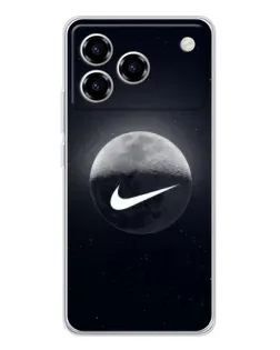 Чехол для ZTE Blade A76 с картинкой «Nike в стиле граффити»