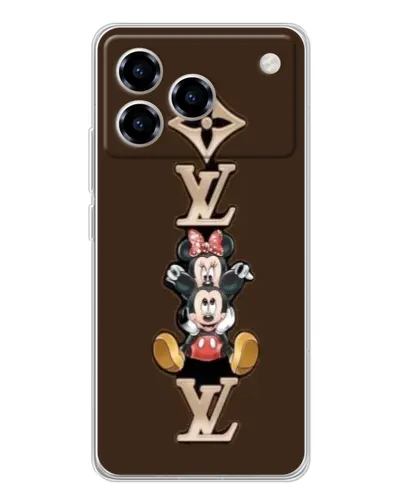 Чехол для ZTE Blade A76 с картинкой «LV и Микки Маус» Чехол для ZTE Blade A76 с картинкой «LV и Микки Маус»