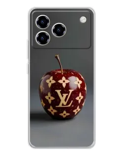 Чехол для ZTE Blade A76 с картинкой «Красное яблоко LV»