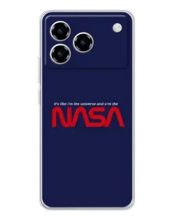 Чехол для ZTE Blade A76 с картинкой «NASA — глубокий космос»