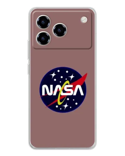 Чехол для ZTE Blade A76 с картинкой «NASA — ретро космос» Чехол для ZTE Blade A76 с картинкой «NASA — ретро космос»