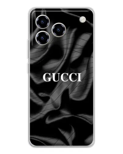 Чехол для ZTE Blade A76 с картинкой «Gucci — шелковые волны»
