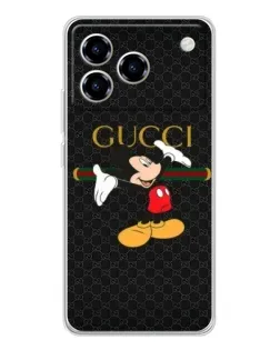 Чехол для ZTE Blade A76 с картинкой «Микки Маус Gucci»