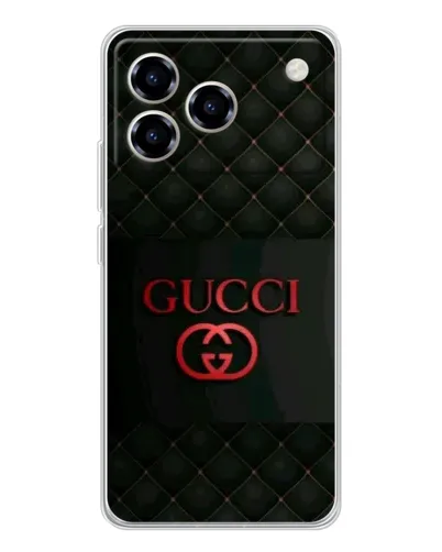 Чехол для ZTE Blade A76 с картинкой «Gucci — стеганый черный»