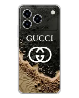 Чехол для ZTE Blade A76 с картинкой «Gucci — песчаные дюны»