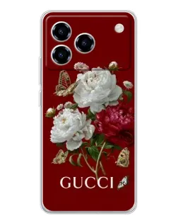 Чехол для ZTE Blade A76 с картинкой «Gucci —  сад»