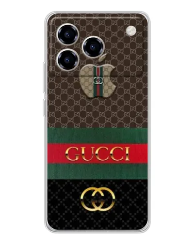Чехол для ZTE Blade A76 с картинкой «Gucci — брендированный десерт»