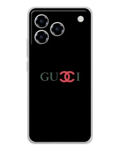 Чехол для ZTE Blade A76 с картинкой «Gucci — красный градиент»