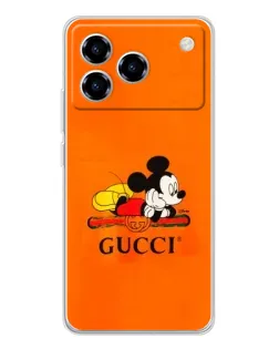Чехол для ZTE Blade A76 с картинкой «Микки Маус Gucci — оранж» Чехол для ZTE Blade A76 с картинкой «Микки Маус Gucci — оранж»