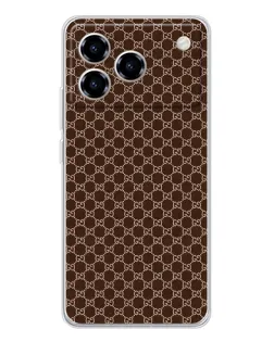 Чехол для ZTE Blade A76 с картинкой «Gucci — шоколадная сетка» Чехол для ZTE Blade A76 с картинкой «Gucci — шоколадная сетка»