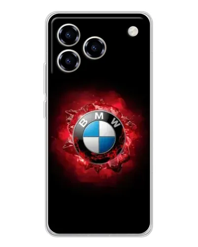 Чехол для ZTE Blade A76 с картинкой «Логотип BMW — вспышка» Чехол для ZTE Blade A76 с картинкой «Логотип BMW — вспышка»