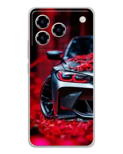 Чехол для ZTE Blade A76 с картинкой «Спортивная BMW и цветы» Чехол для ZTE Blade A76 с картинкой «Спортивная BMW и цветы»