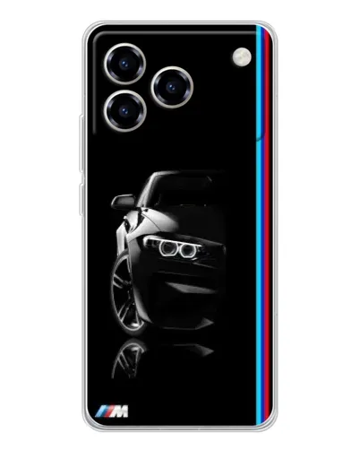 Чехол для ZTE Blade A76 с картинкой «Силуэт BMW в темноте» Чехол для ZTE Blade A76 с картинкой «Силуэт BMW в темноте»