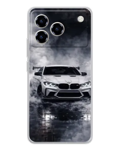 Чехол для ZTE Blade A76 с картинкой «BMW сквозь туман» Чехол для ZTE Blade A76 с картинкой «BMW сквозь туман»
