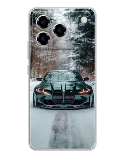 Чехол для ZTE Blade A76 с картинкой «BMW в зимнем лесу» Чехол для ZTE Blade A76 с картинкой «BMW в зимнем лесу»