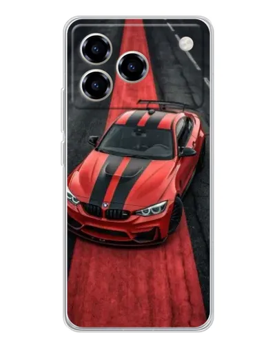 Чехол для ZTE Blade A76 с картинкой «BMW на красной дорожке» Чехол для ZTE Blade A76 с картинкой «BMW на красной дорожке»